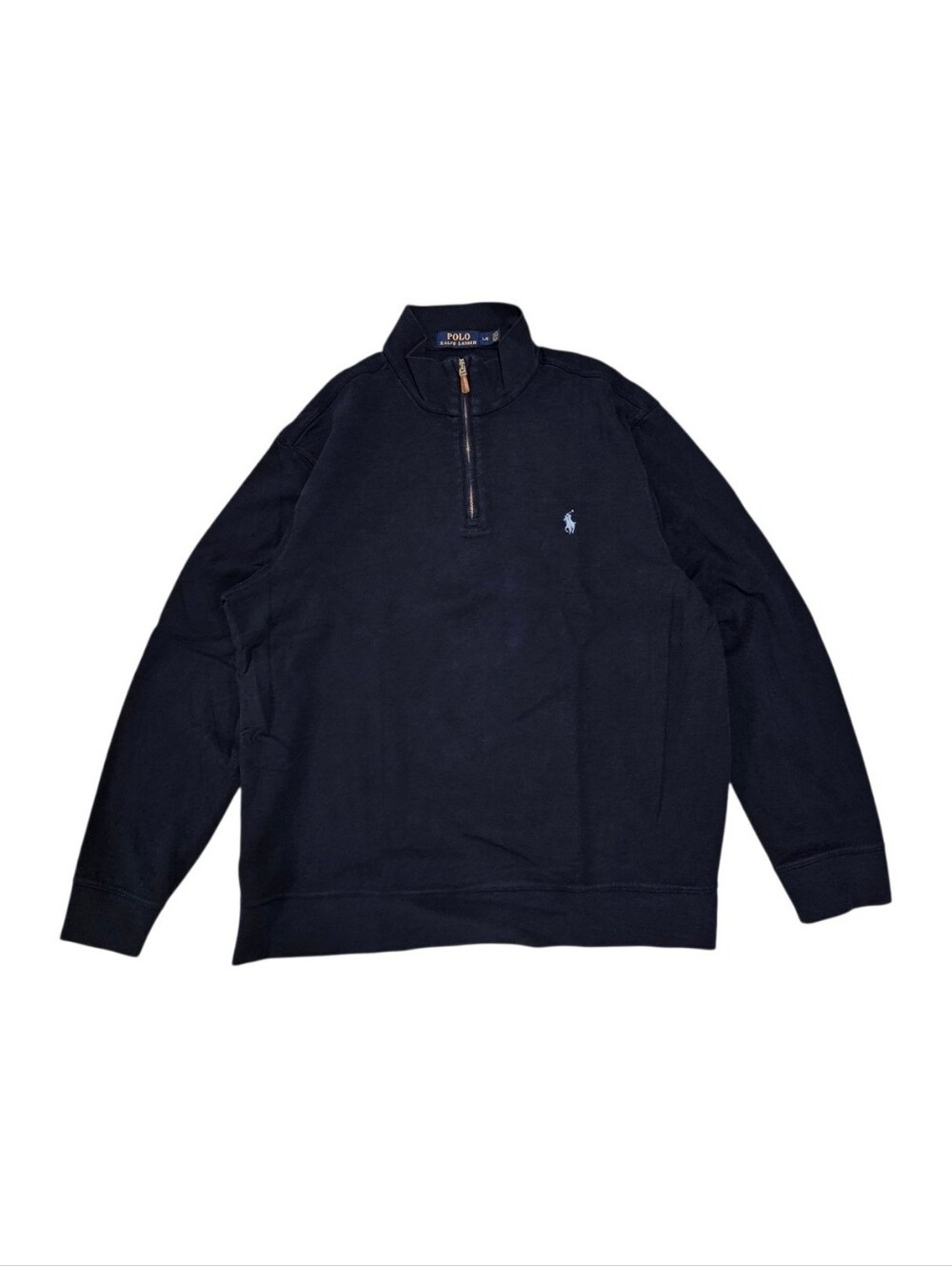 Polo by Ralph Lauren Men's Navy Quarter-Zip Sweatshirt